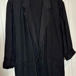 Michelle Stuart Black Textured Jacket